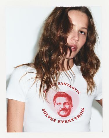 CAMISETA MR. FANTASTIC MARVEL© - Blanco roto de Zara