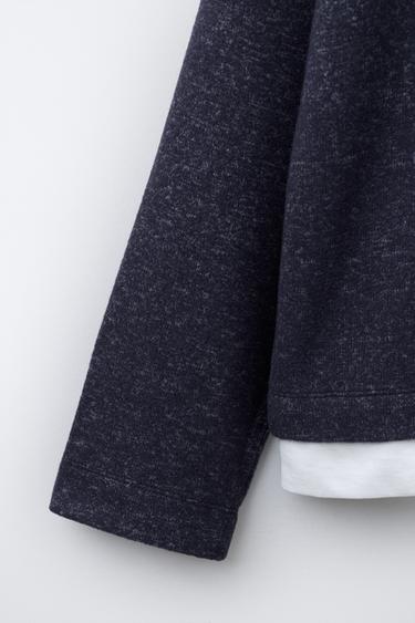 COMBINED SOFT TOUCH JUMPER - Navy blue by Zara - Image 3