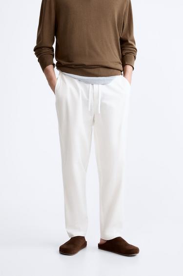  Blanco - Pantalones Para Hombre / Ropa De Hombre: Moda