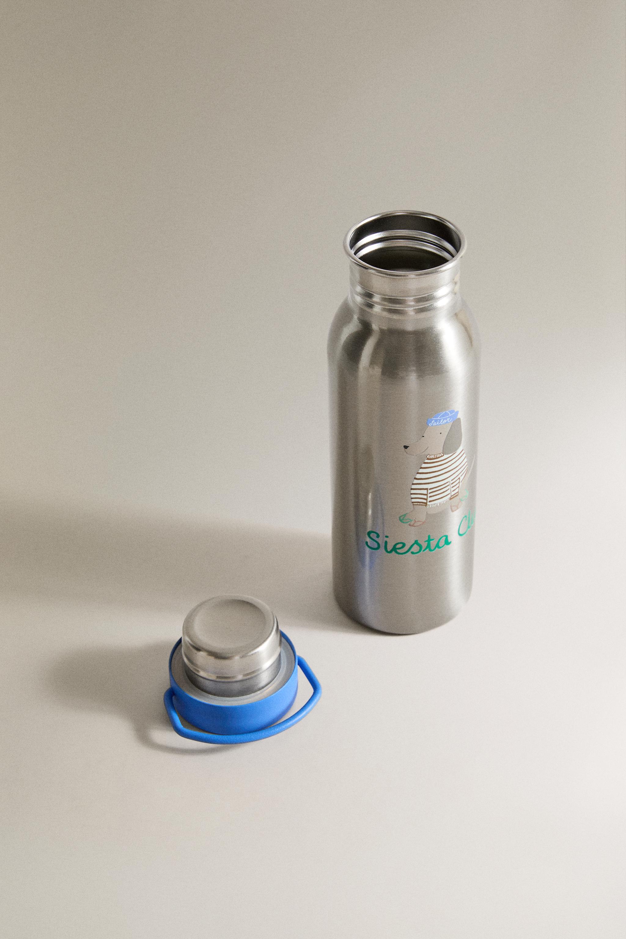 KIDS' STEEL DOG BOTTLE — Multicolored