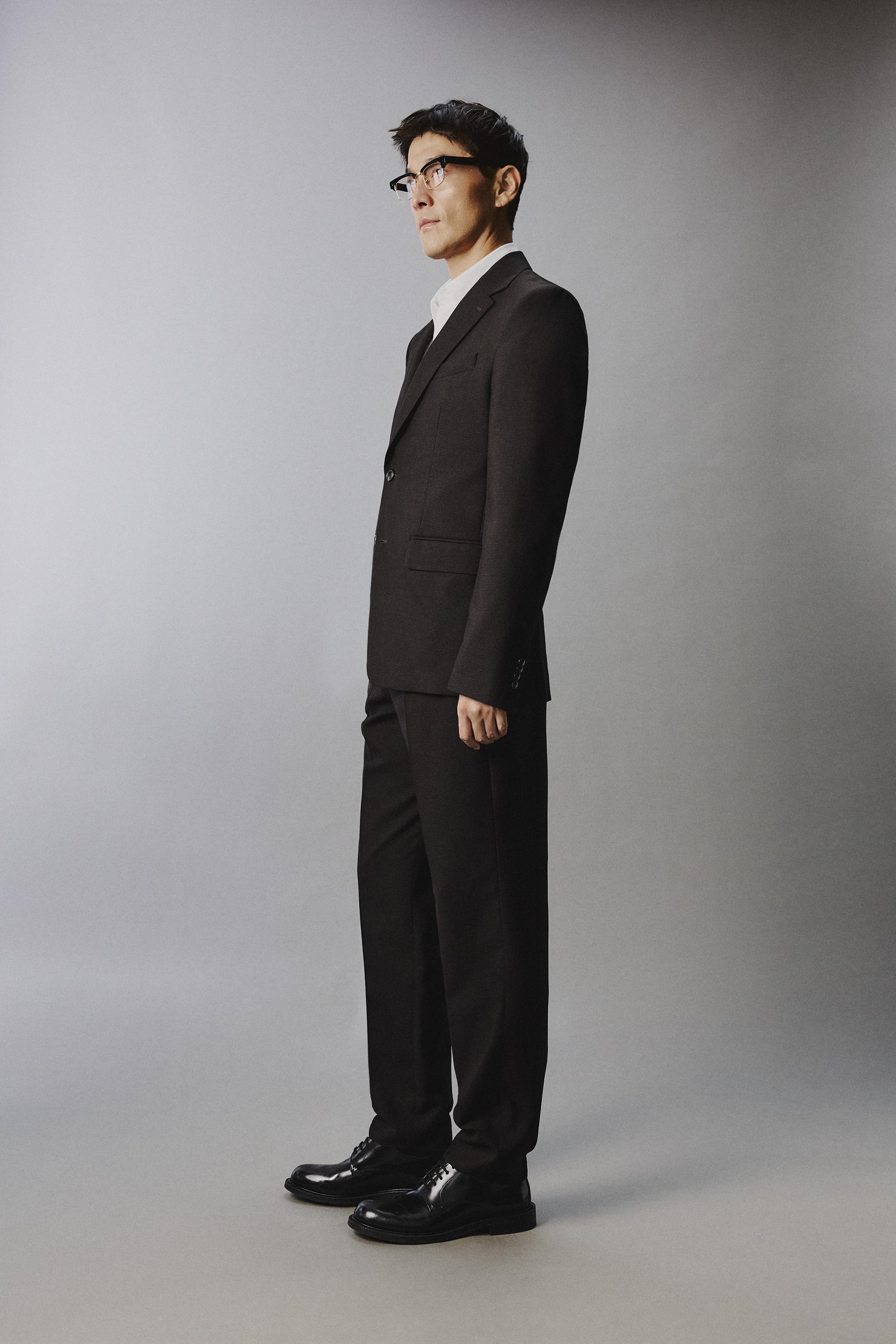 VESTE DE COSTUME PIED-DE-POULE