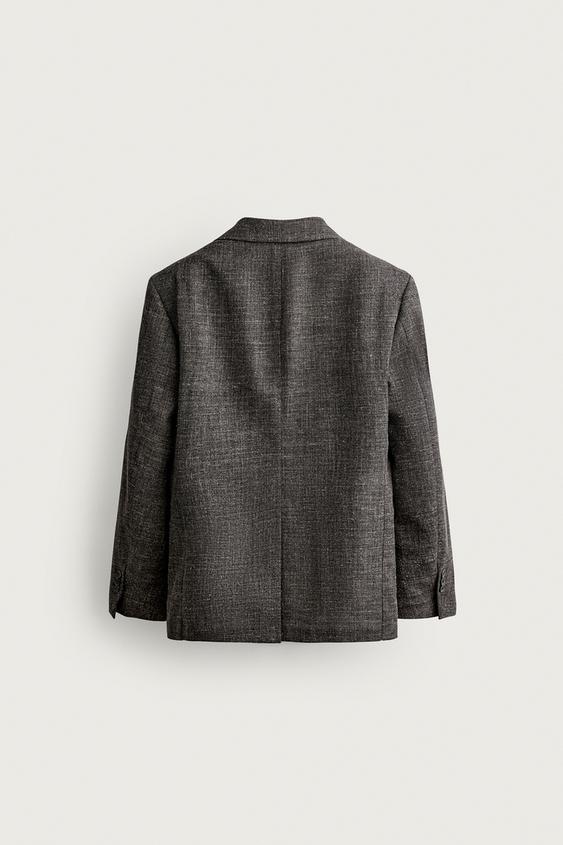 BLAZER COSTUME LAINE - LIN AARON LEVINE X ZARA - Noir de Zara - Image 7