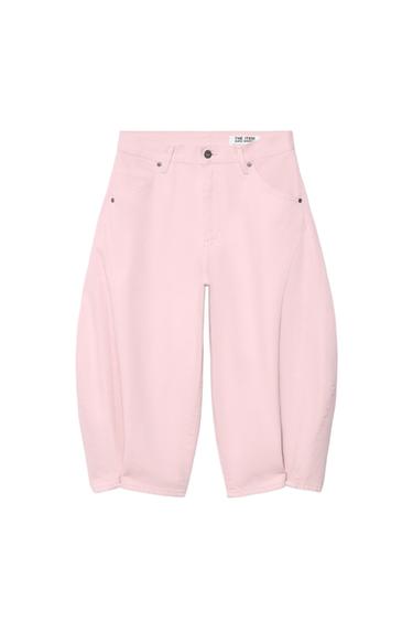 Zara 打褶短褲 - ZARA WOMAN 精選系列 - 粉紅色