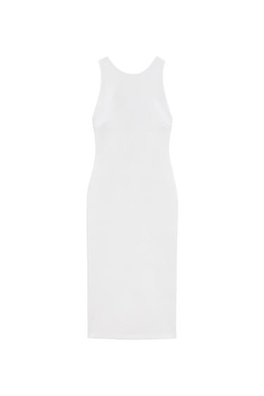 HALTER MIDI DRESS