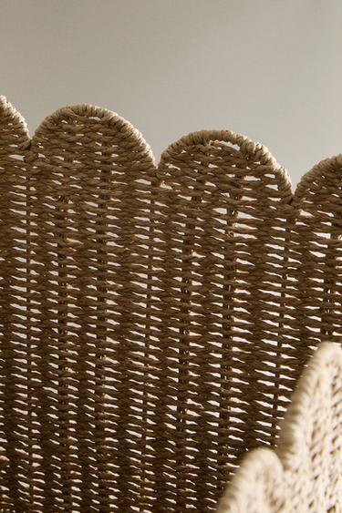 LARGE SCALLOPED HAMPER - Light beige by Zara - Image 2