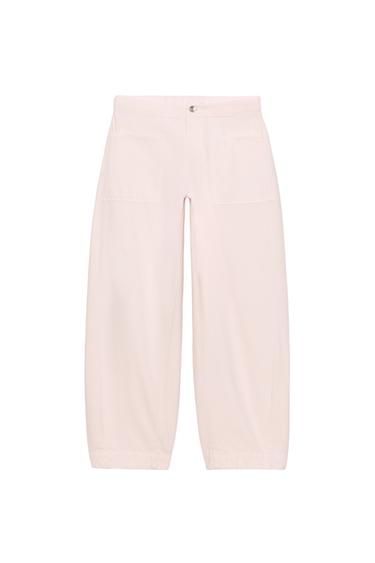 Zaras BYXA BARREL ZW COLLECTION - Rosa