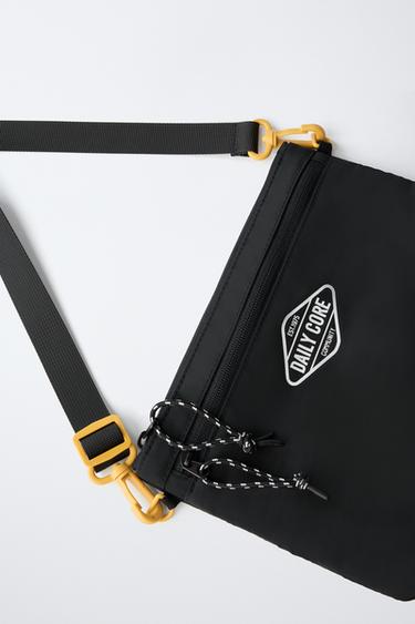 BASIC CROSSBODY BAG - Black by Zara - Image 2