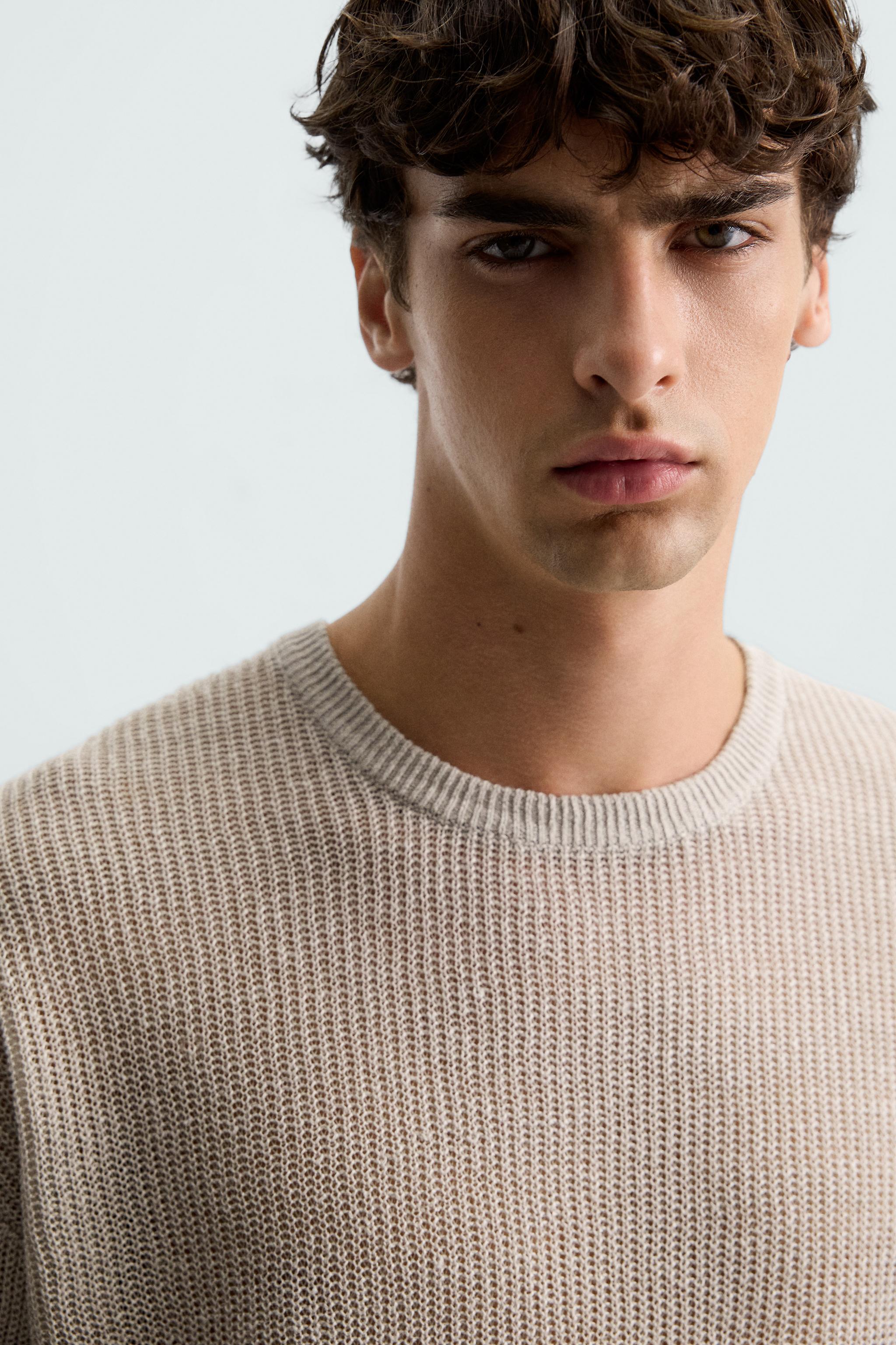 100% LINEN KNIT T-SHIRT