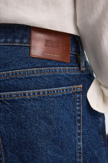 LIMITED EDITION RELAXED STRAIGHT-LEG JEANS - Blue by Zara - Image 4