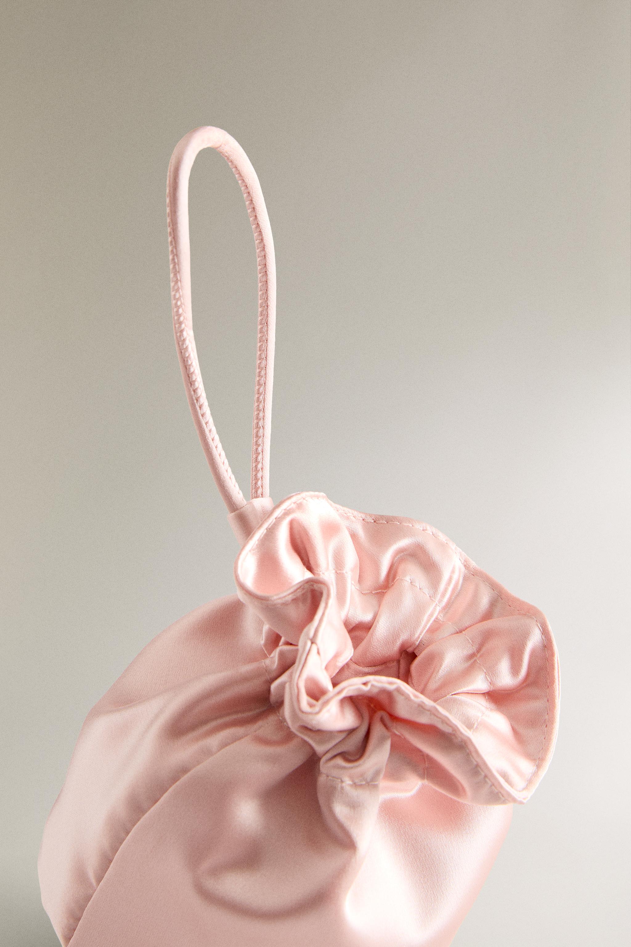 ミニ サテン バケットバッグ - ピンク | ZARA Japan / 日本