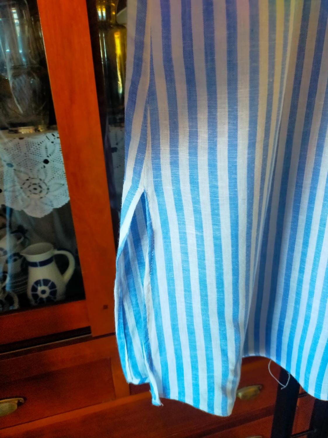 STRIPED LINEN BLEND SHIRT - Image 3