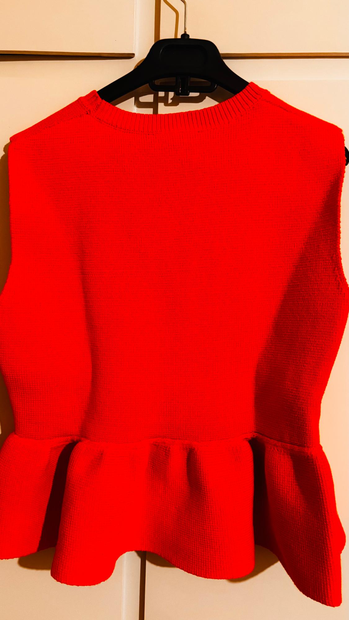 KNIT PEPLUM TOP - Image 2