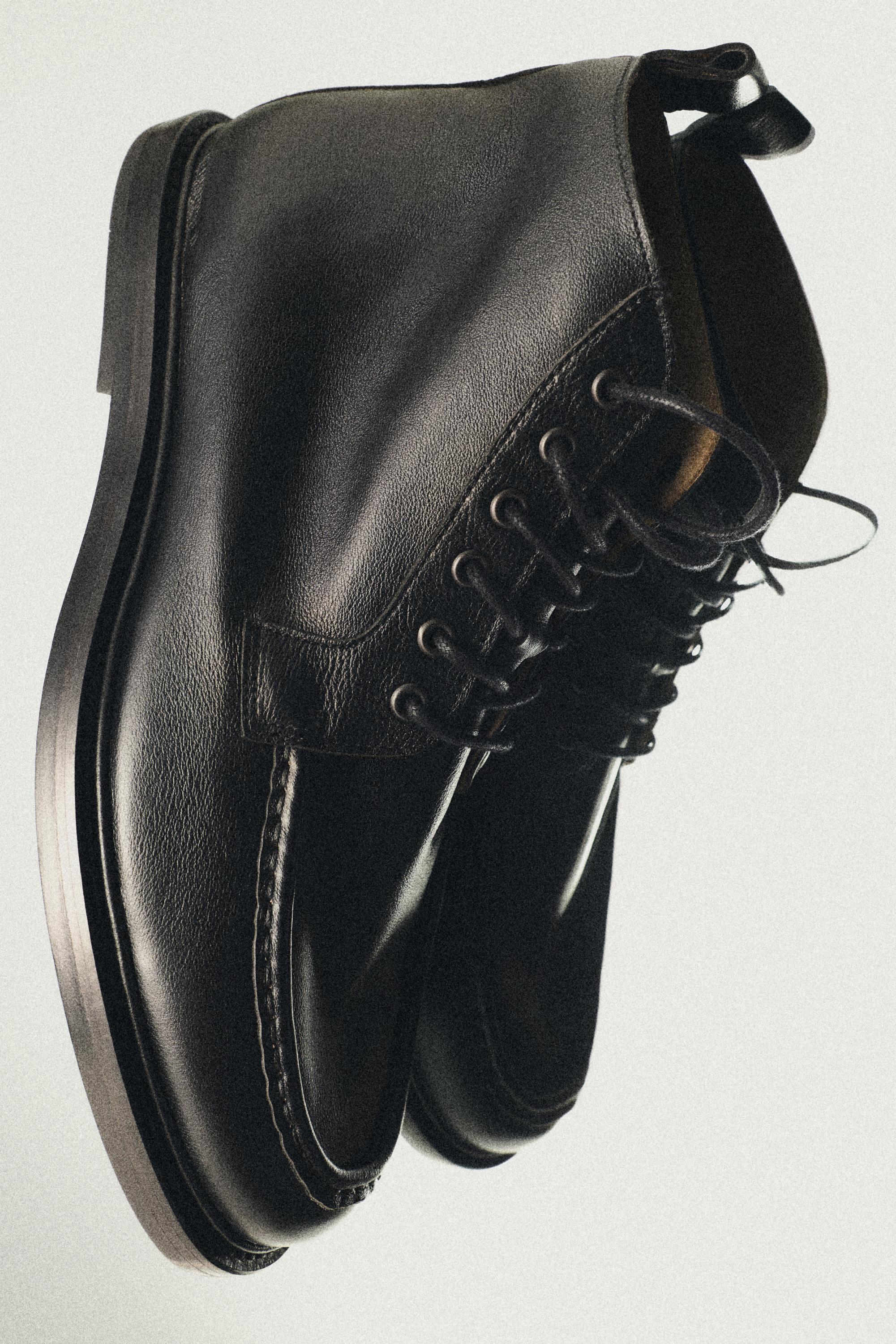 Soft leather lace-up ankle boot - LIMITED EDITION