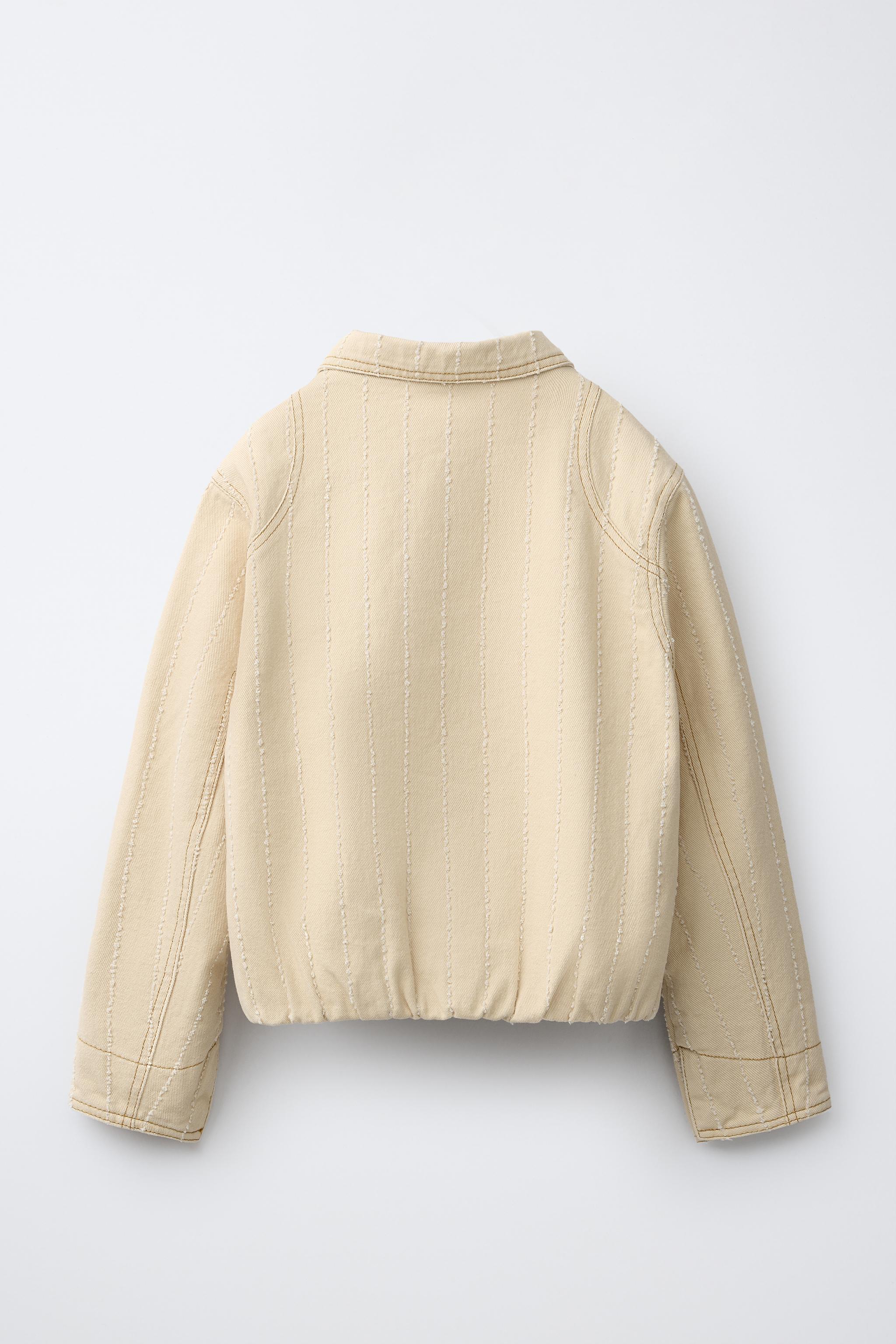 BLOUSON EN SERGÉ EFFRANGÉ