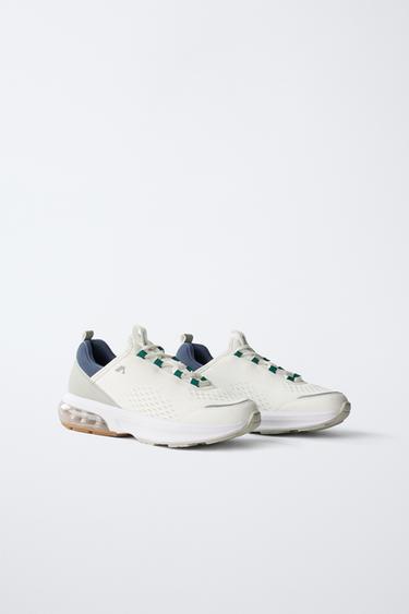 AIR CUSHION TRAINERS - White by Zara