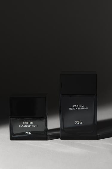 FOR HIM BLACK EDITION EDT SET 100 ML / 3.38 oz + 50 ML / 1.69 oz - TINTED LEATHER by Zara