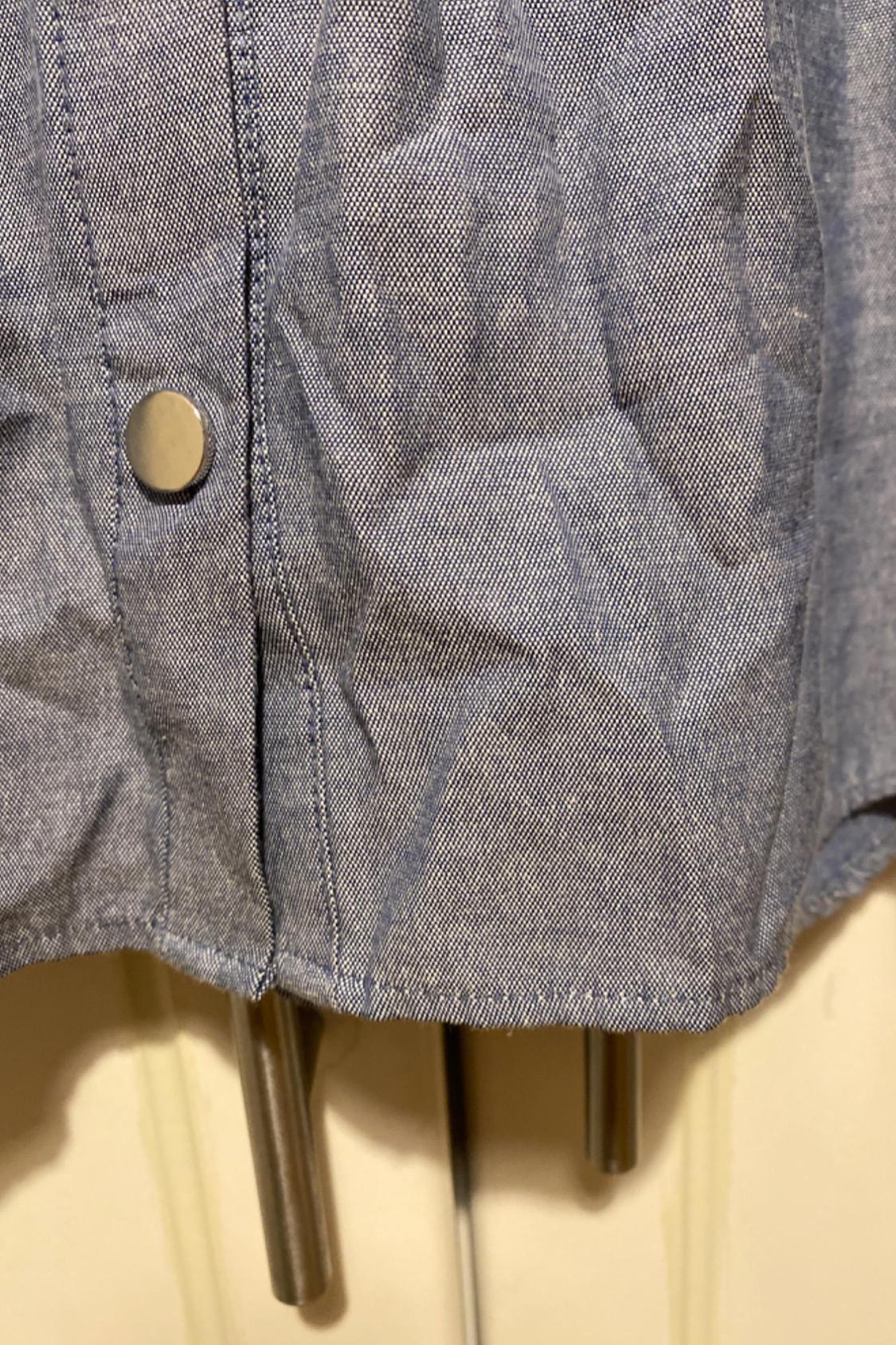 PLEATED CHAMBRAY JACKET - Image 2