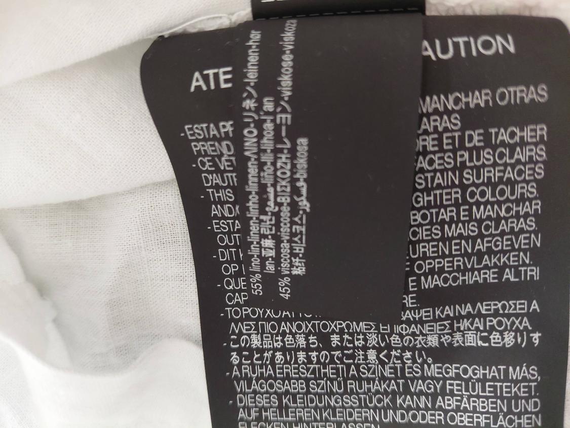 LINEN BLEND PUFF SLEEVE SHIRT - Image 7