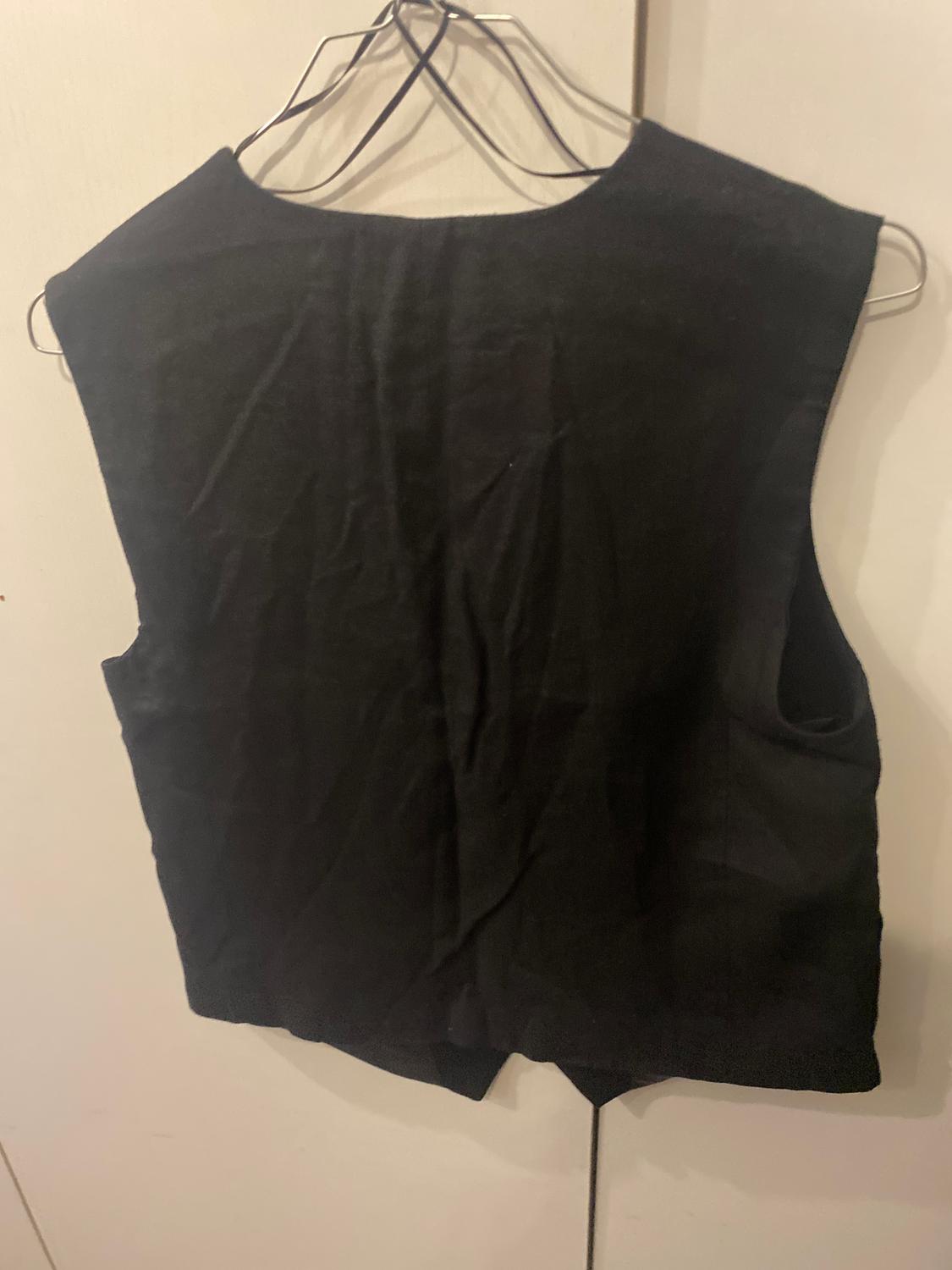 ΜΑΎΡΟ OVERSIZED ΛΙΝΌ ΓΙΛΈΚΟ - Image 2