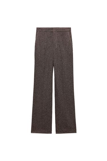 STRAIGHT LEG PANTS WITH TOPSTITCHING ZW COLLECTION