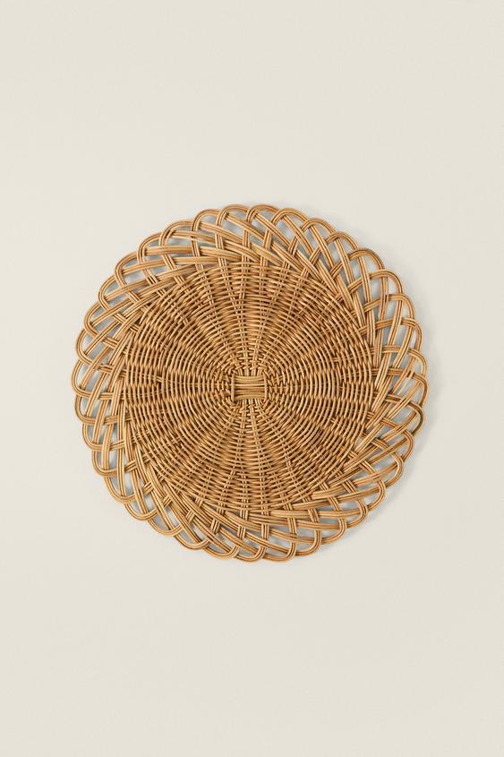 WOVEN RATTAN PLACEMAT Light beige ZARA United States