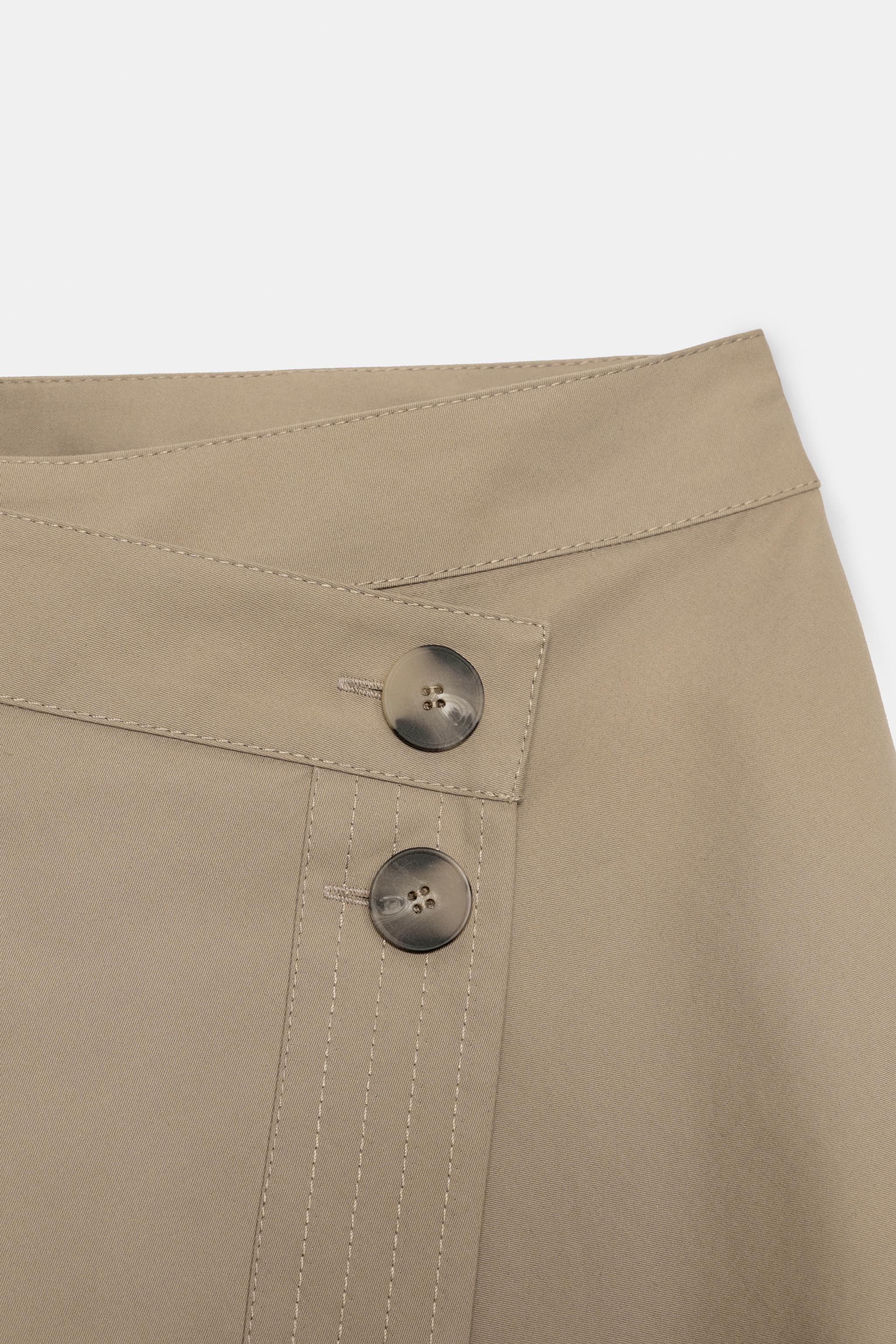 ASYMMETRIC MIDI SKIRT