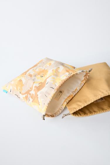 LOT DE DEUX SACS ANIMAUX - Marron camel de Zara - Image 3