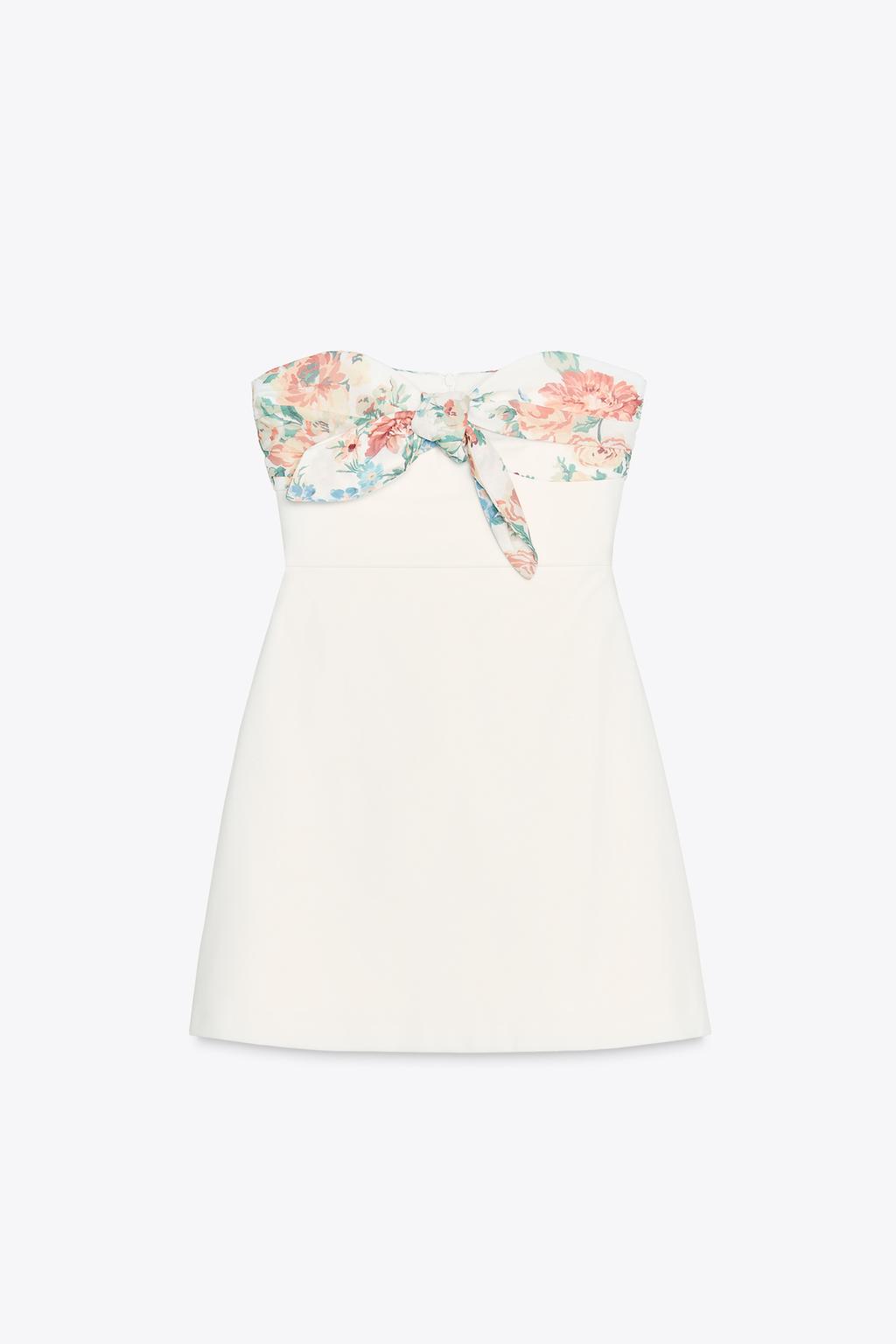 Thumbnail image for FLORAL PRINT SCARF SHORT DRESS
