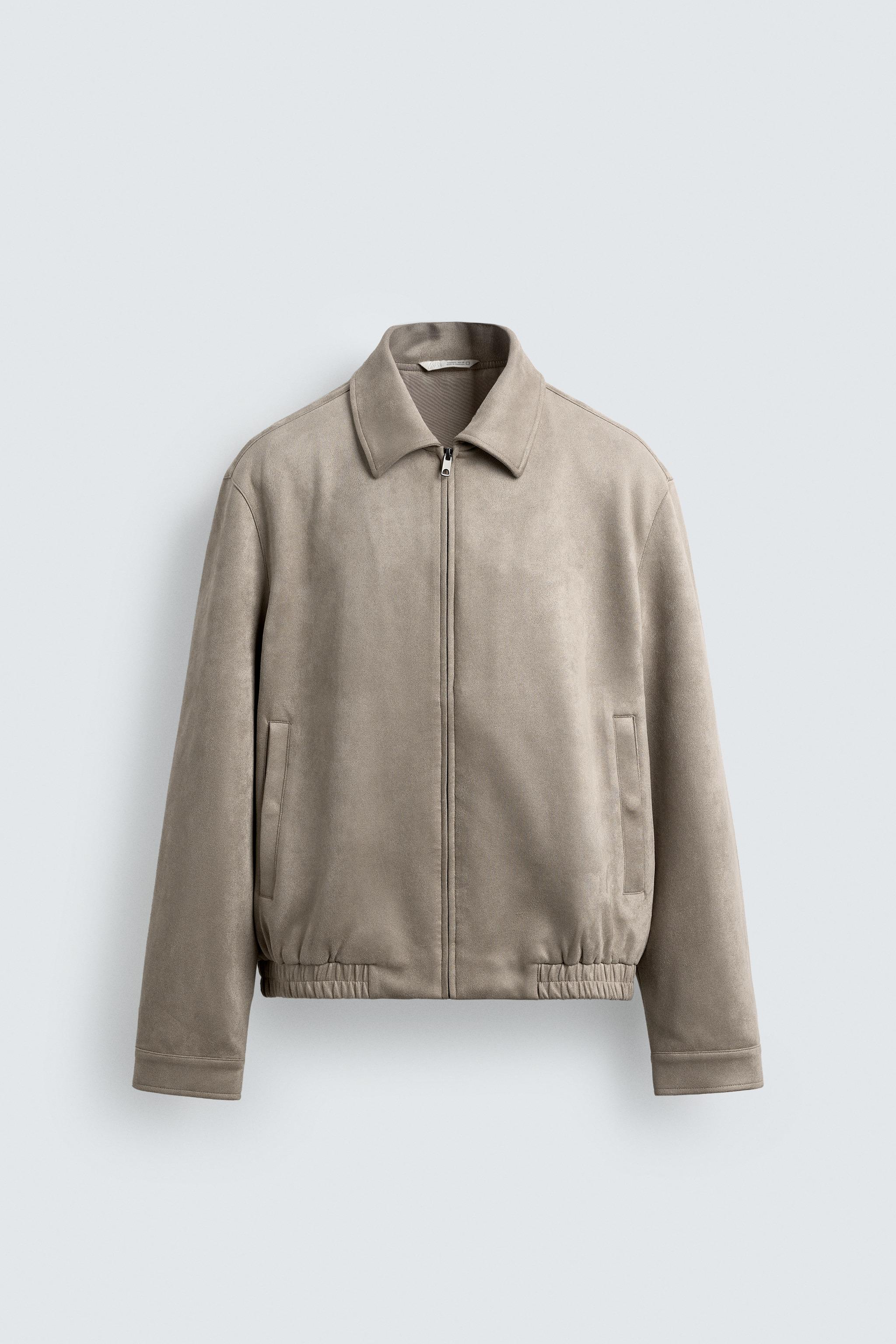 FAUX SUEDE JACKET