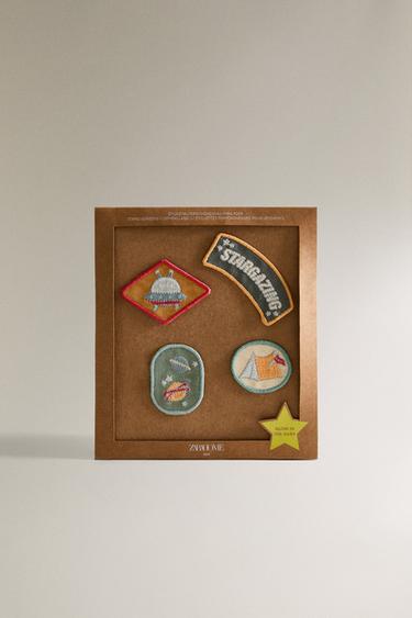 LOT ÉTIQUETTES ENFANT ESPACE (LOT DE 4) - Multicolore de Zara - Image 4