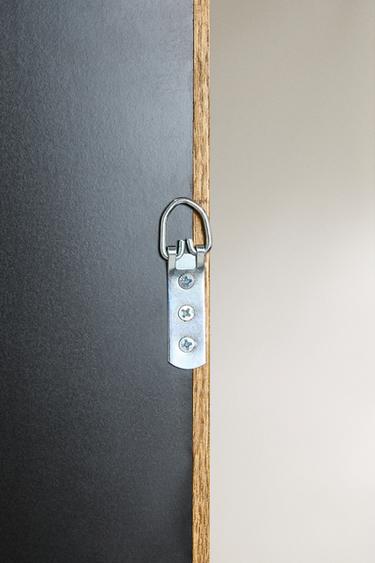 GRAND MIROIR RECTANGULAIRE CADRE ARRONDI - Beige clair de Zara - Image 2