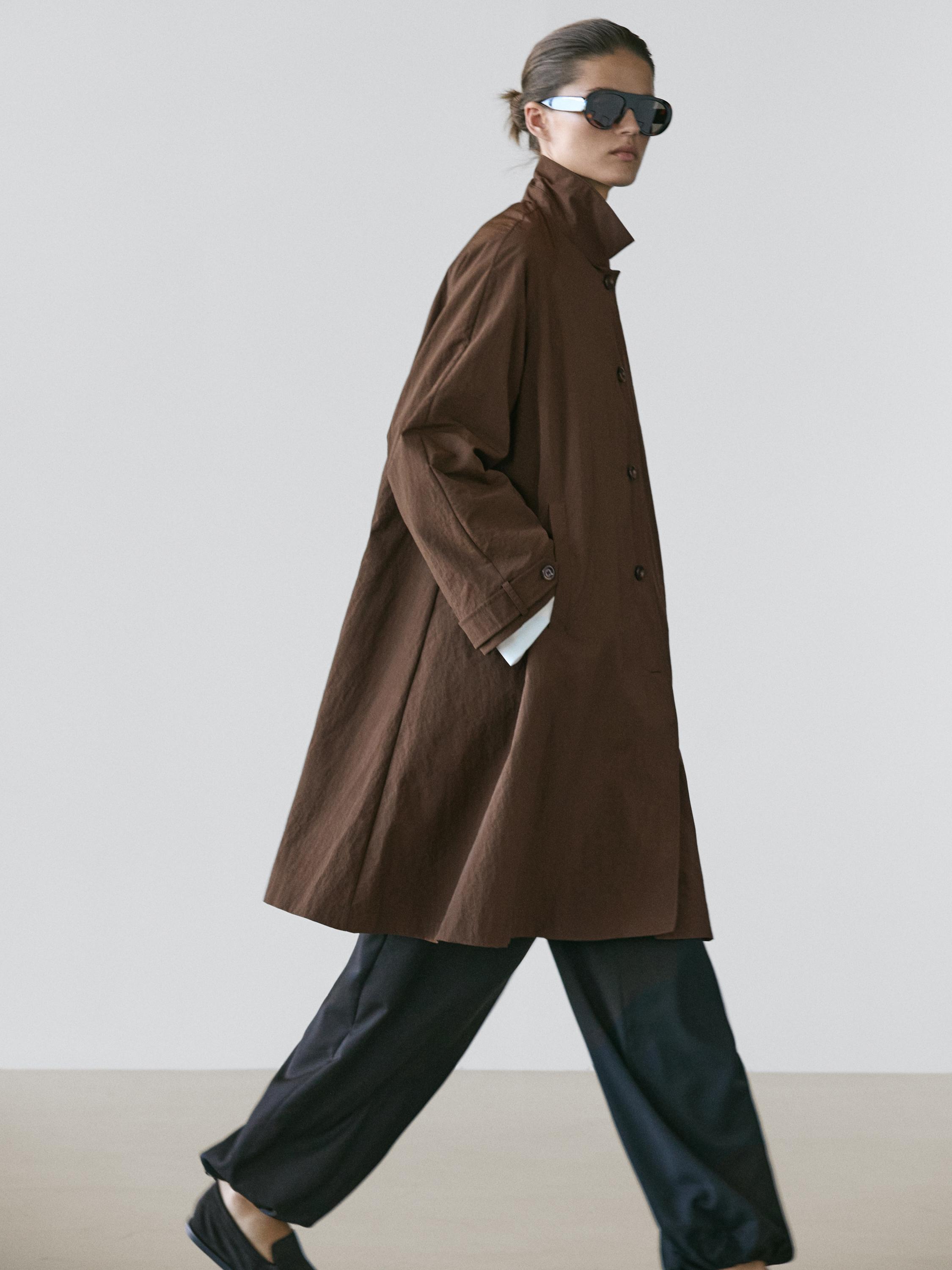 Trench cape détail col oversize