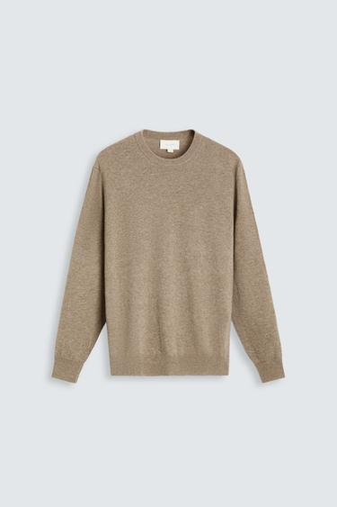 JERSEY 100% CASHMERE - Beige vigoré de Zara