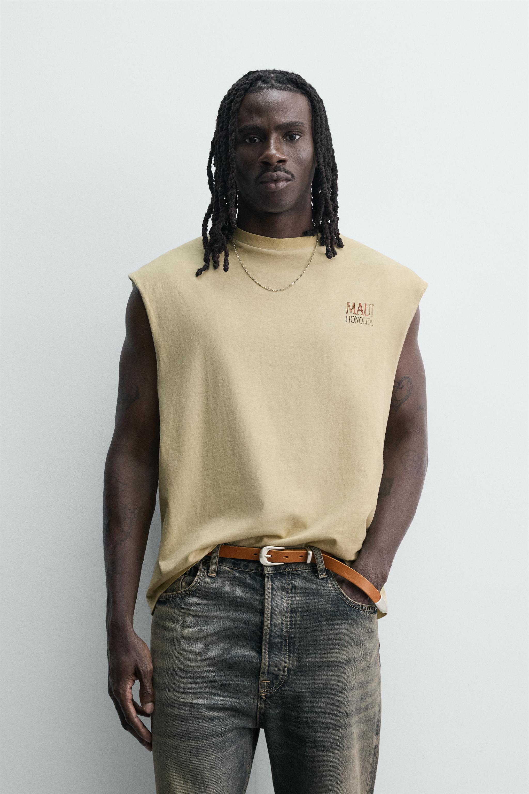 DÉBARDEUR RELAXED FIT IMPRIMÉ