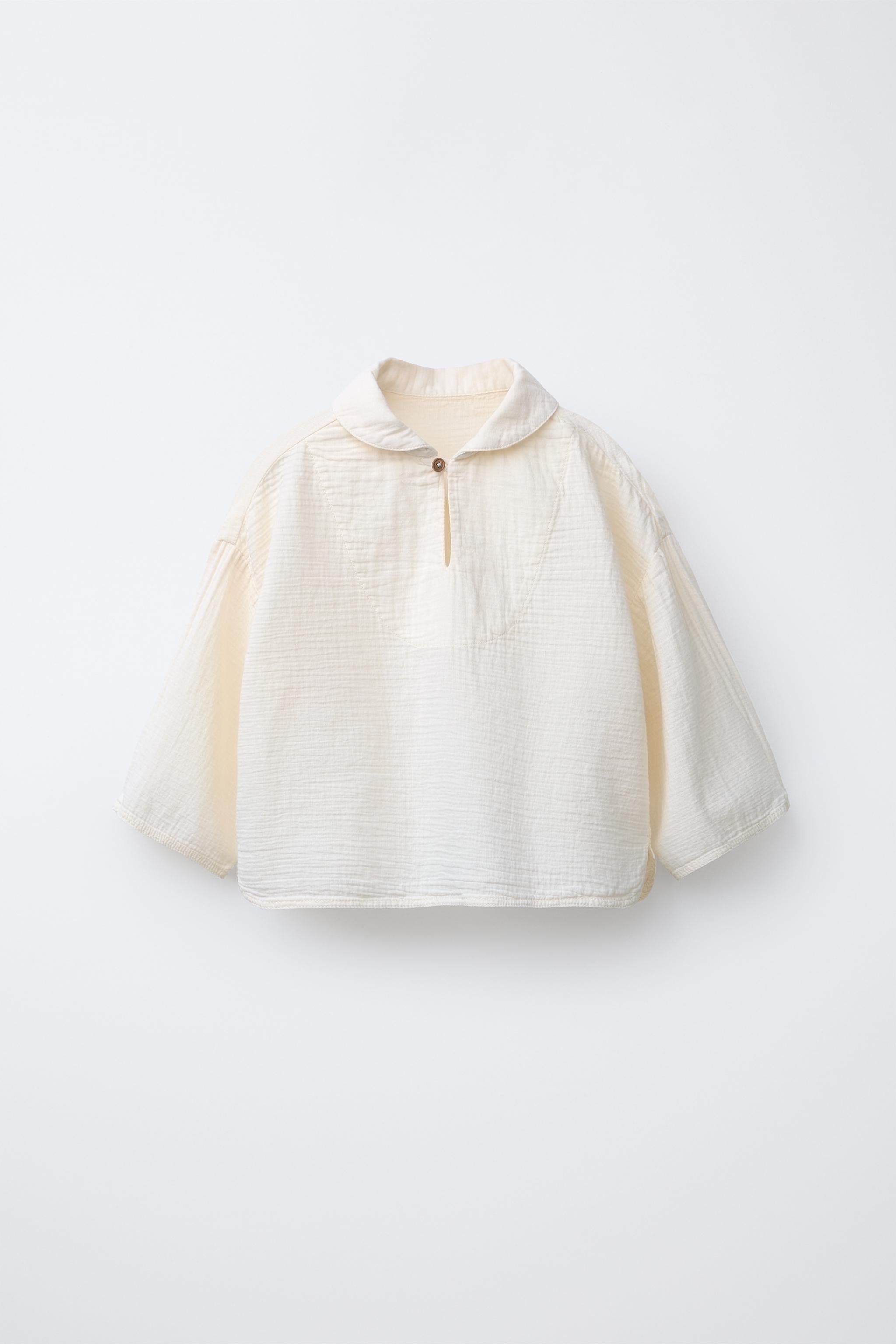 BAMBOO SHIRT - Ecru | ZARA United States
