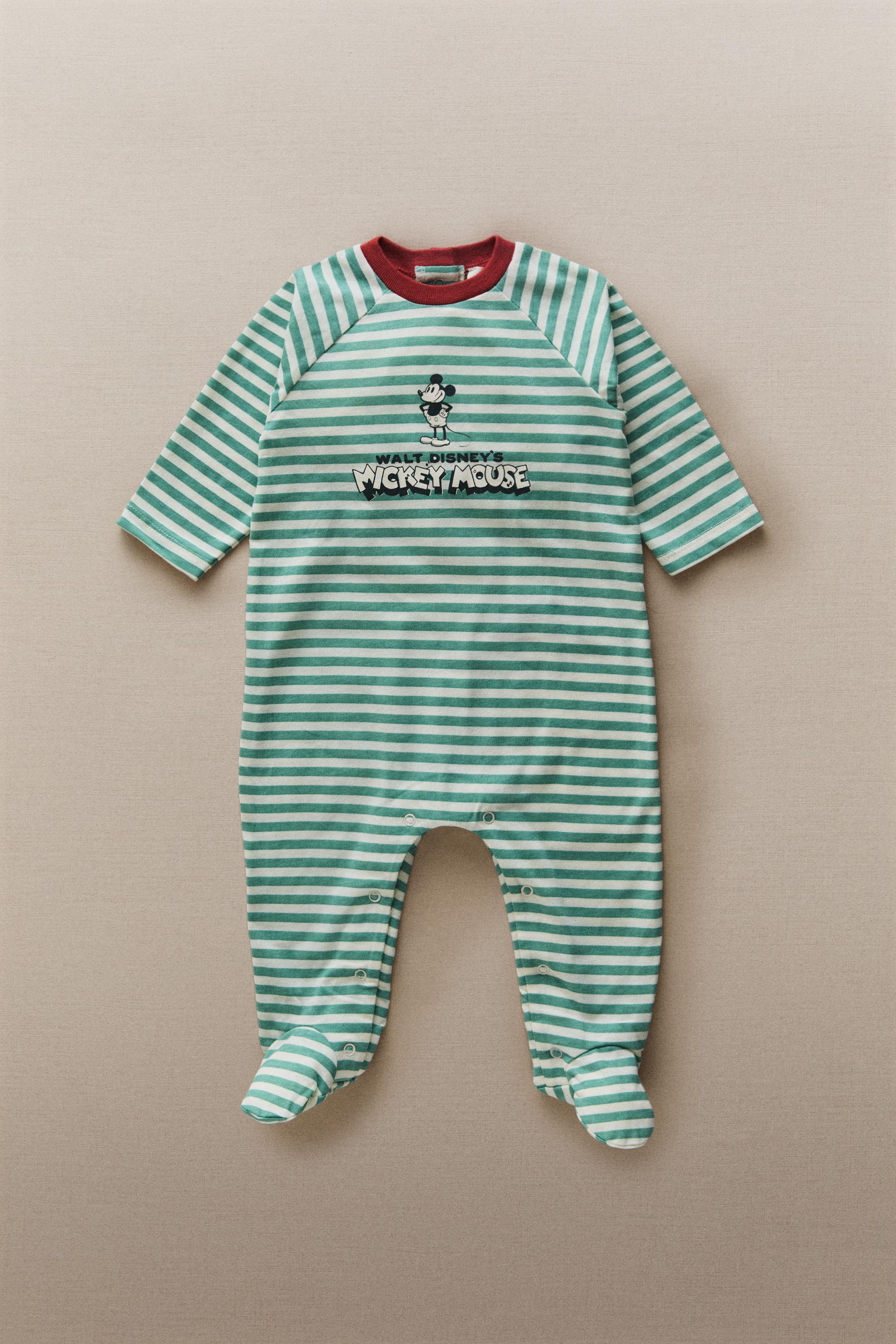 MICKEY MOUSE ©DISNEY BABY FOOTED ROMPER