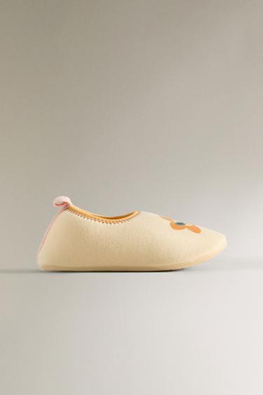 CHAUSSONS ENFANT - Jaune de Zara - Image 1