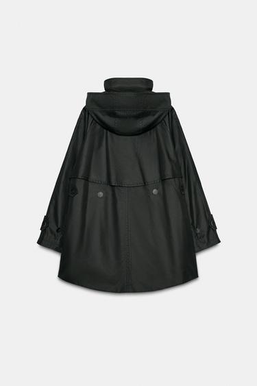PARKA CAPUCHA ZW COLLECTION - Gris antracita de Zara