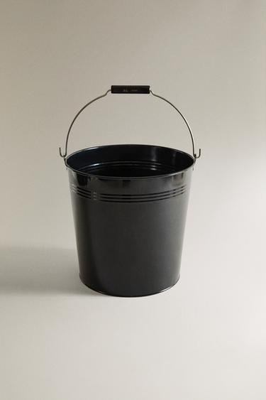 METAL BUCKET - Black by Zara