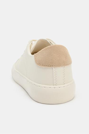 TRAINERS WITH CONTRAST BACK DETAIL - White by Zara - Image 3