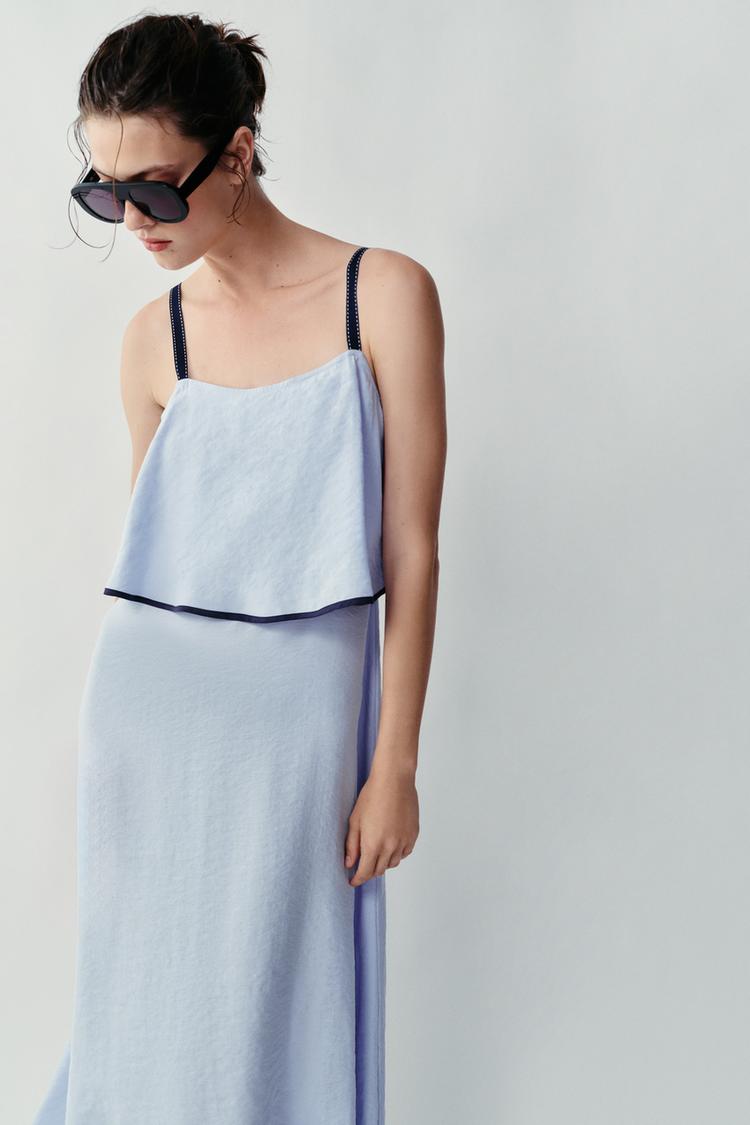 Vestido midi combinado 2