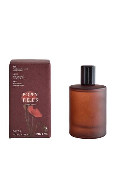 Zara (100 ML) POPPY FIELDS FABRIC FRESHENER SPRAY - Red / Orange