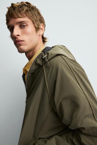 LIGHTWEIGHT WATER-REPELLENT TECHNICAL JACKET - Khaki by Zara - Image 5