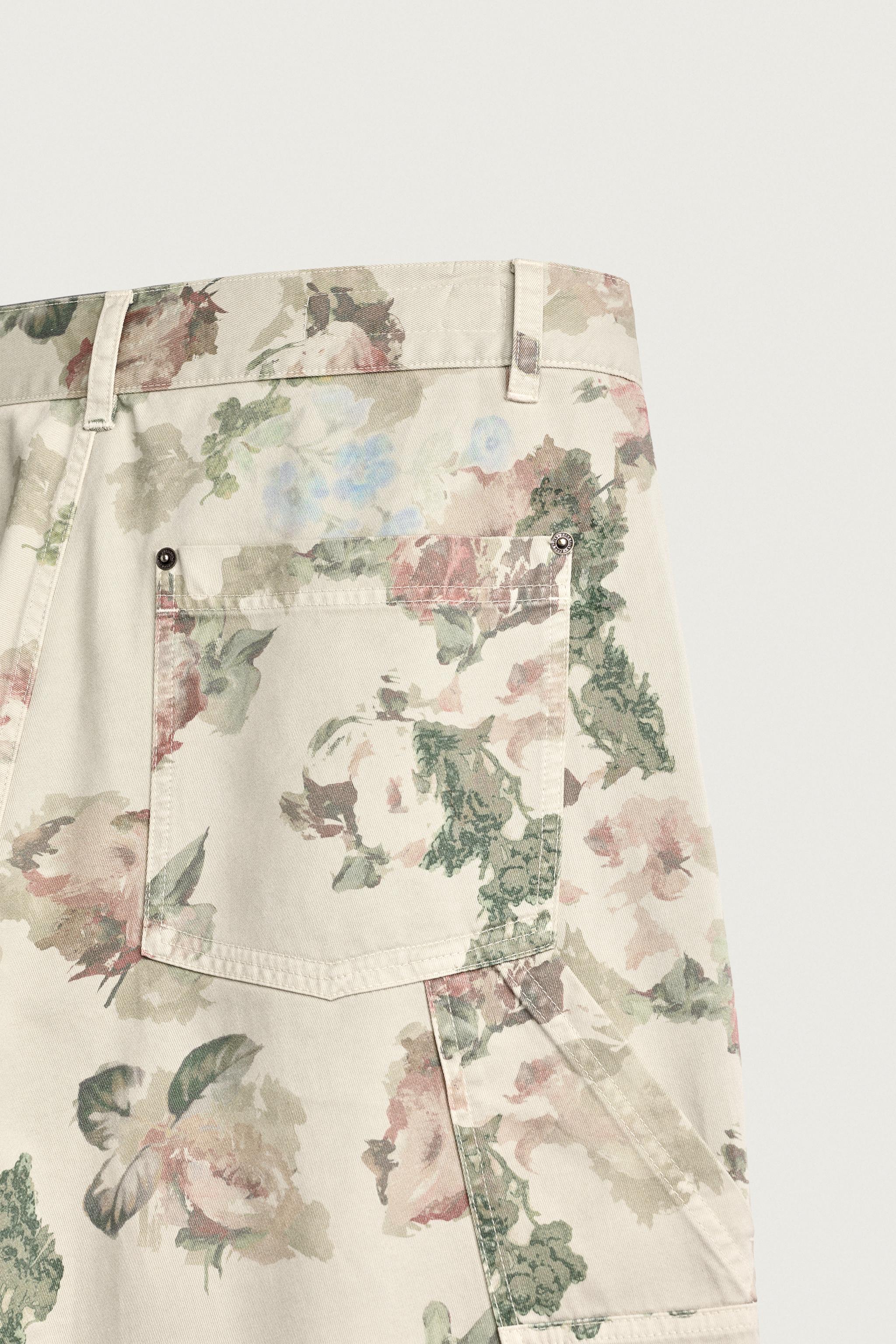 Zara Flwr Crpnt Pnt görsel 8