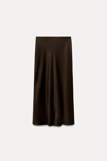 SATNOV MIDI SUKN - okoldov hnd od Zara