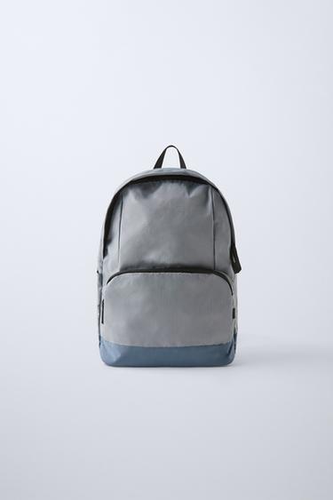 MOCHILA ESCOLAR - Gris de Zara