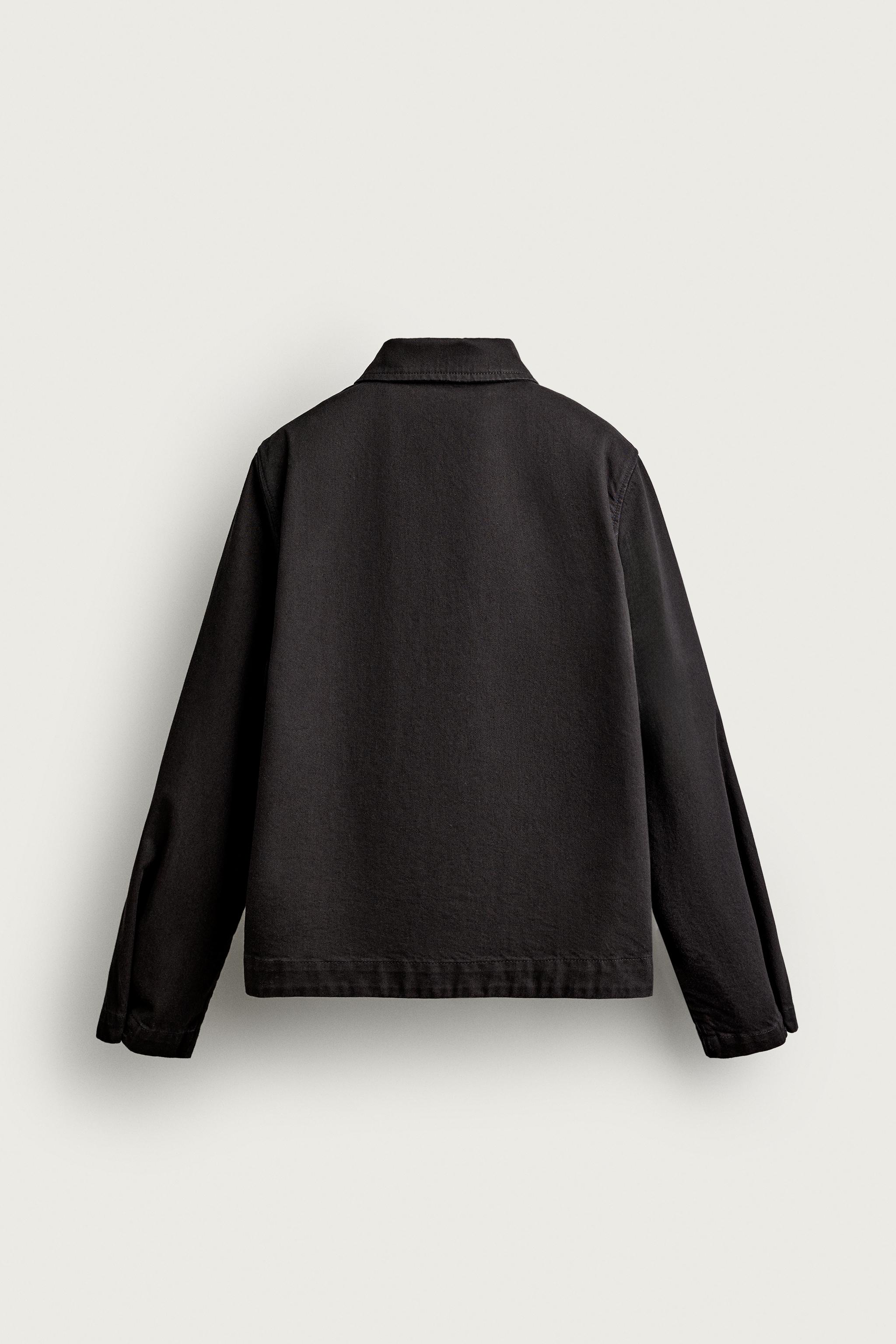 RELAXED FIT DENIM OVERSHIRT