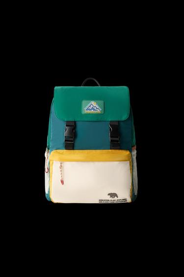 Zara MULTICOLOR SCHOOL BACKPACK - Multi-color - Image 0