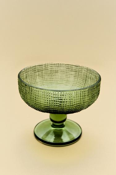 COUPE À GLACE VERRE RELIEF - Vert de Zara - Image 4