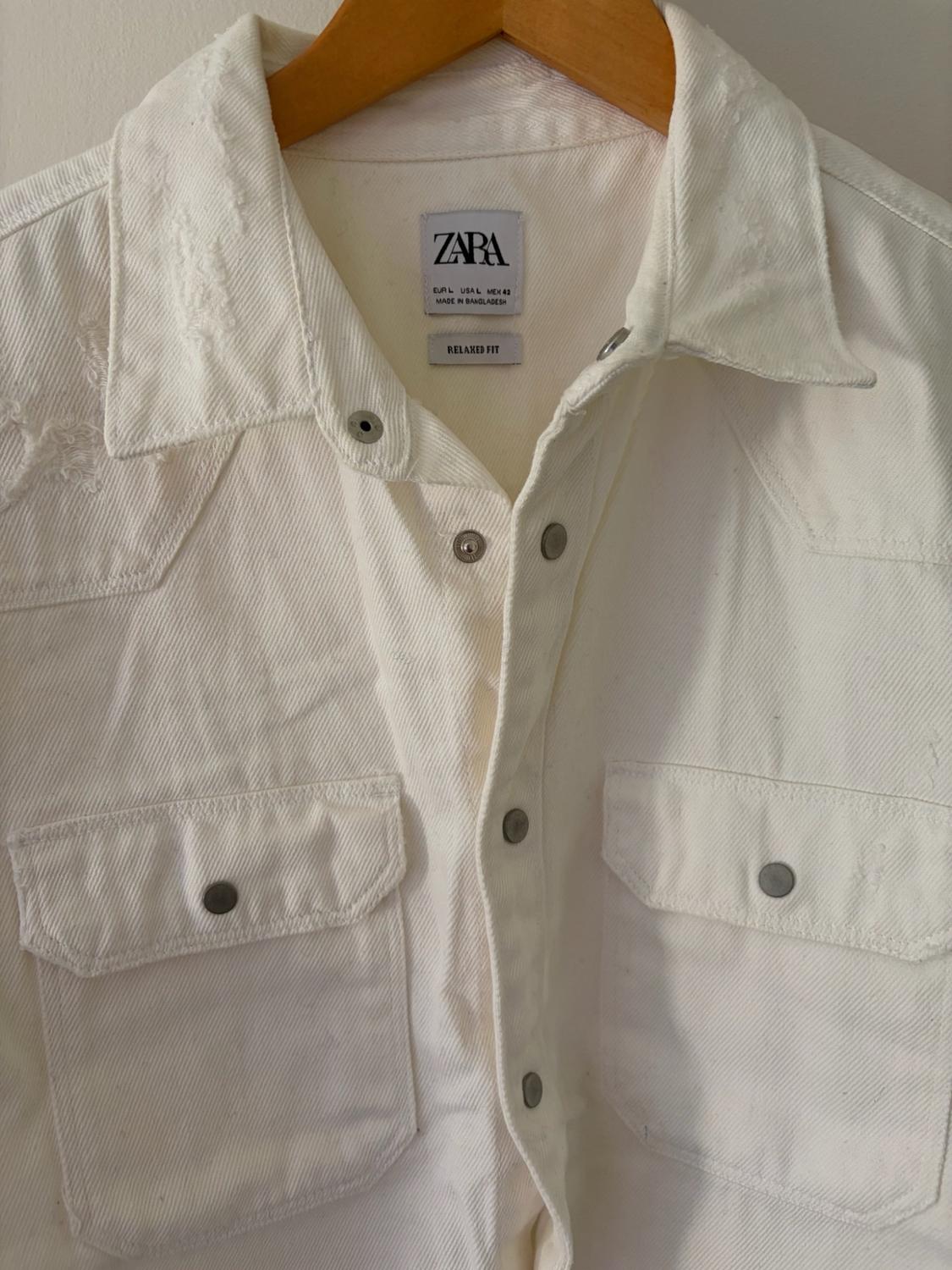 RIPPED DENIM OVERSHIRT - Image 2